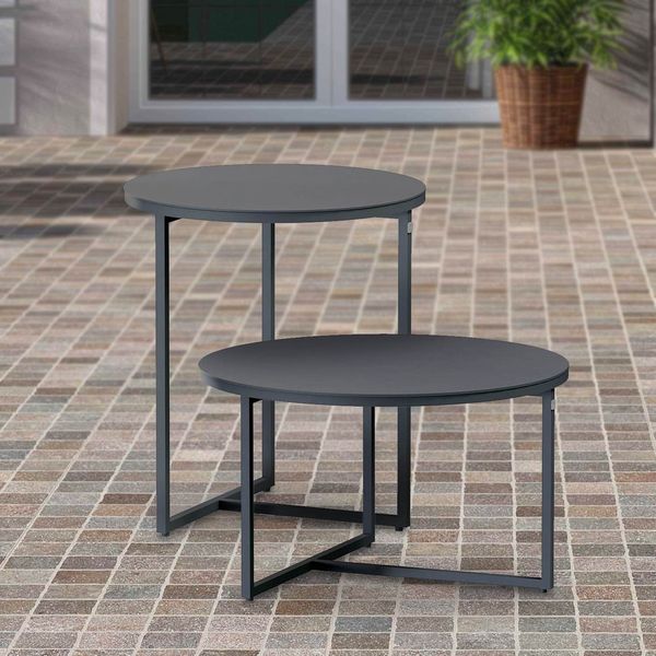 4 Seasons Valetta Coffee Table ø58 - Aluminium